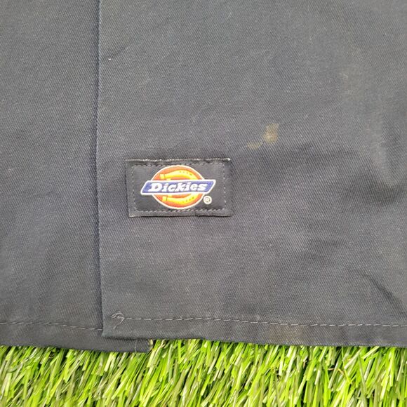 DICKIES Workwear Button Shirt XL 26x32 Blue - Picture 12 of 14